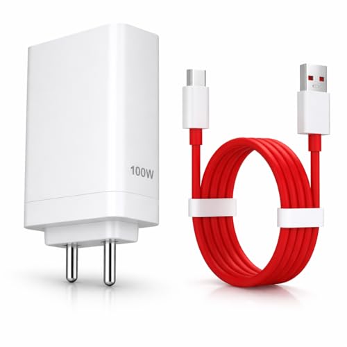 Image of Original 100w | Adapter & Cable | USB Type A to C | Compatible with One Plus Nord CE 2 Lite 10T 11 Ace 2R Nord 3 9RT 9R 9 8 Pro