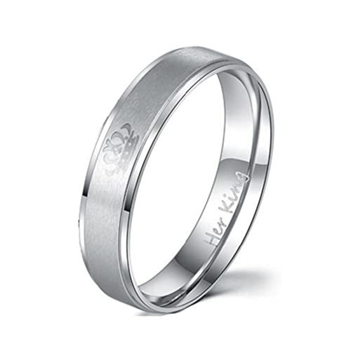Bagues de mariage acier titane pour couple homme et femme bague