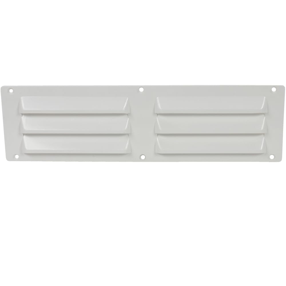 Griglia di ventilazione ventilatore scorrevole per roulotte camper caravan barca bianco 70 x 250 mm plastica