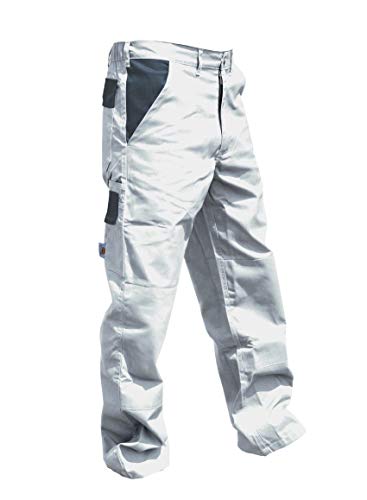 Preisvergleich Produktbild Bundhose weiÃ / grau Gr. 54