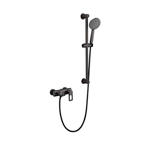 Robinet de remplissage de baignoire mural à tige de douche relevable