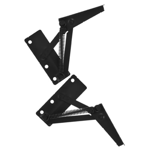 Mikinona 2 piezas Plegable Ajustable para Muebles con Soporte Elevación Resistente para Sofá Cama y Almacenamiento Negras
