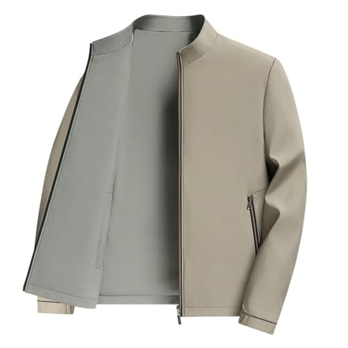 Chaqueta de cuello alto reversible para hombre en primavera y otoño ideal para vestir casual