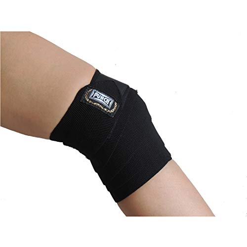 Faixa Elástica Para Joelho - Tam. Único Punch Unissex 2,00 compr. X 0,08 larg. Preta