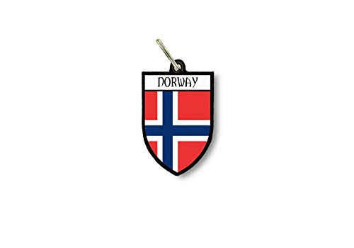 Porte cles clefs cle Drapeau Collection Ville Blason Norvege norvegien