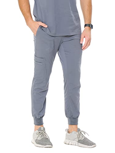 IguanaMed Men's 9500 Icon Jogger Pant Pewter Grey L