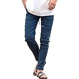 SILVER BULLET CavariA キャバリア メンズ ユニセックス スーパーストレッチ スキニー ロングパンツ CARE23-10【-】 46(L) BLU(ブルー)