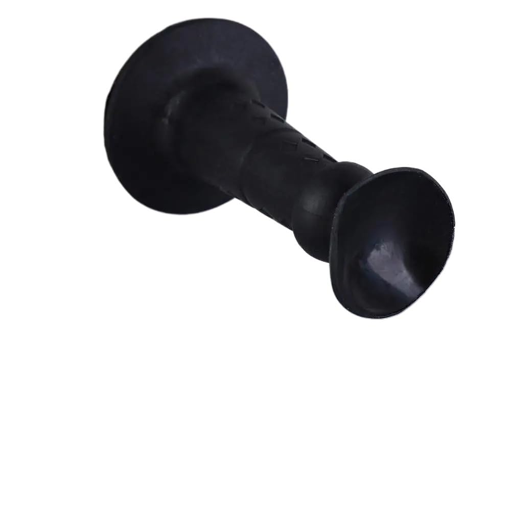 Door Stop 2PCS Silicone Mute Self Adhesive Door Stop Bumper Suction Rear Retainer Wall Protectors(Black)