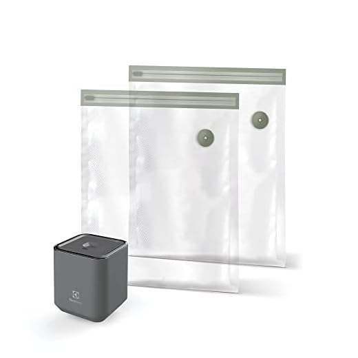 Seladora a Vácuo Portátil Electrolux com 5 Sacos Herméticos Reutilizáveis