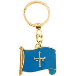 Maletas Asturias Durabol llavero de metal Bandera Asturias