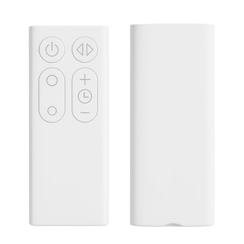 Mando a distancia compatible con purificador de aire Dyson, AM07 AM06 AM08, blanco, infrarrojos, no requiere programación, mando a distancia de repuesto compatible con ventilador Dyson