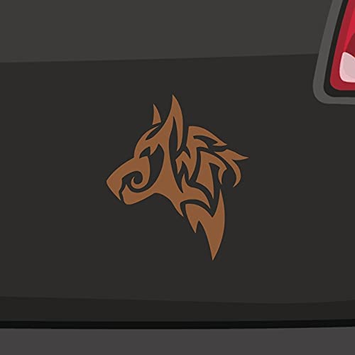 Adesivo con lupo tribale e lupo mannaro tuning, in...