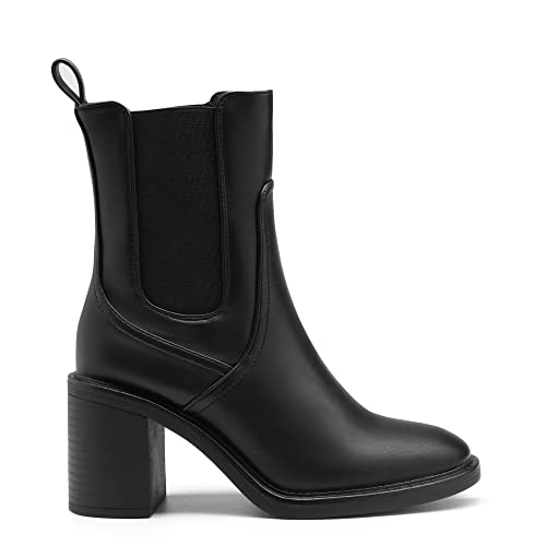 DREAM PAIRS Women's Pointed Toe Chelsea Ankle Boots #TOP26