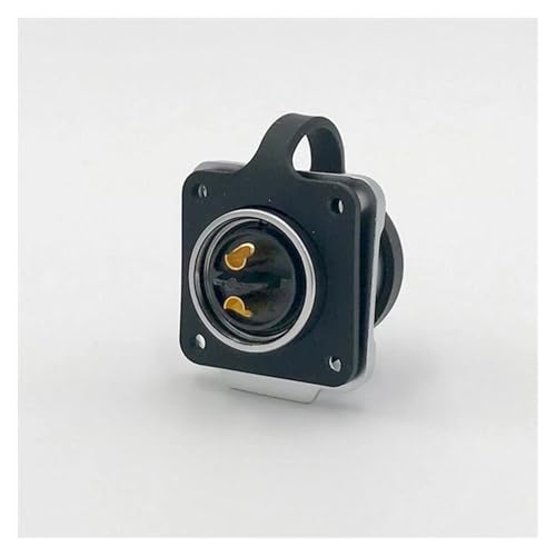 Connecteur d'alimentation circulaire 2 broches étanche et robuste