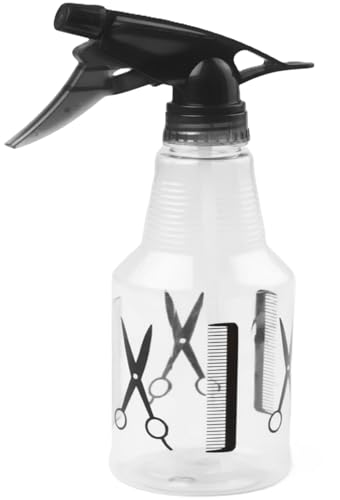 Spray Bottle for Cleaning Spray Bottles Mist Oil Sprayer Hair Care Refillable Durable Clear Plastic Gardening Kitchen Bath Glass Adjustable Trigger Action Misting Full Spray Modes 600 Ml(1 Count)