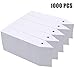 Produktbild KINGLAKE 1000 Stück Plastik Pflanzenstecker Weiß Pflanzenschilder mit Loch 10 x 2 cm, Kunststoff Garten Etiketten Pflanzen Stecketiketten Wasserdicht
