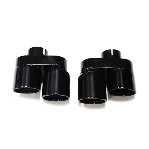 Tuyau d'échappement carbone et embout quadruple noir pour BMW 420i 430i G22