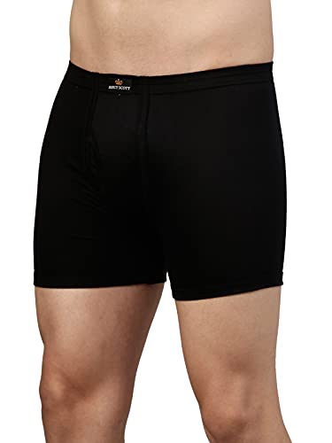 Image of Dixcy Scott Originals Men 100% Combed Cotton Sweat Absorbent Waistband Long Trunk (Pack of 3)