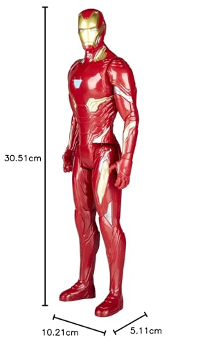 Hasbro - Infinity Avengers Figurine Iron Man Rouge 12" E1410