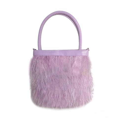 Sac pochette plumes d'autruche femme sac de soirée mariage et cérémonie chic