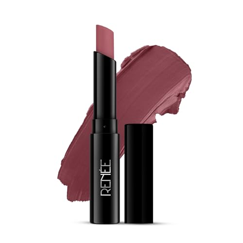 Image of RENEE Very Matte Lipstick - Berry Bliss, Intense Color Pay Off, Full Coverage, Long Lasting & Weightless, Easy Glide Formula With Velvety Finish, Suitable for All Occasion, Ideal For Gifting