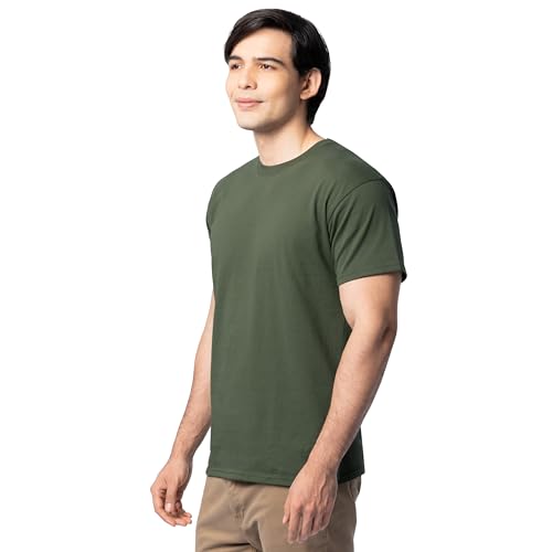 Image of Fruit of the Loom Men's Eversoft Cotton Short Sleeve T-Shirts, 2 Pack
