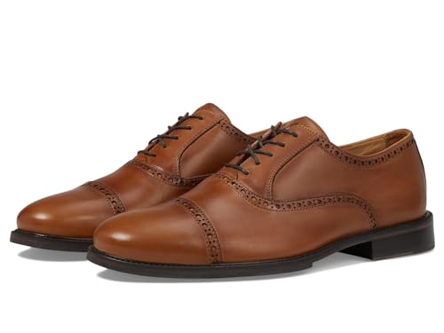 Cambridge - Shoes for Men - Leather Lining - Leather Insole - Synthetic Outsole - Round Toe Whiskey 11.5 M
