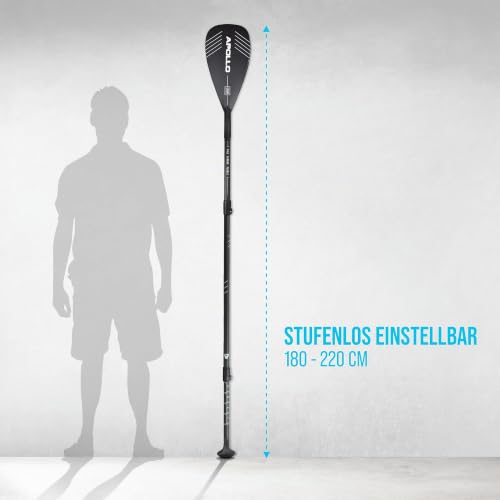 Apollo Carbon Paddel, SUP Paddel, 3-teilig - 4