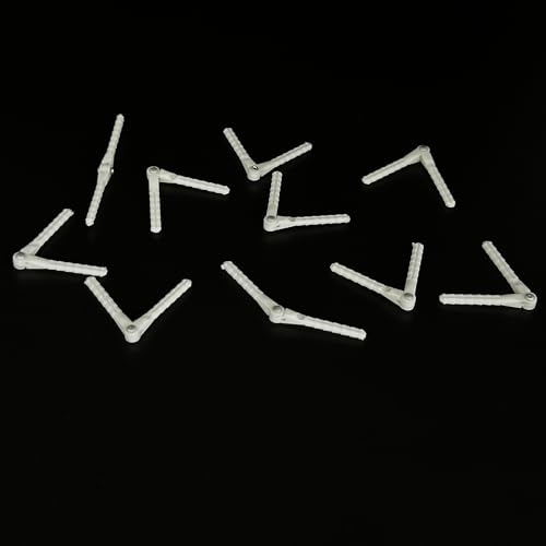 10PCS RC Airplane Plastic Pin Hinge for RC Plane Helicopter Aircraft DIY Model Plane Fix Wing Parts (2.5x48mm)