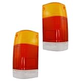For Mazda B2200/B2600 1987-1993 Tail Light Lens Driver and Passenger Side | Pair | Replacement For MA2808102, MA2809102 | UB3951162A, UB3951152A