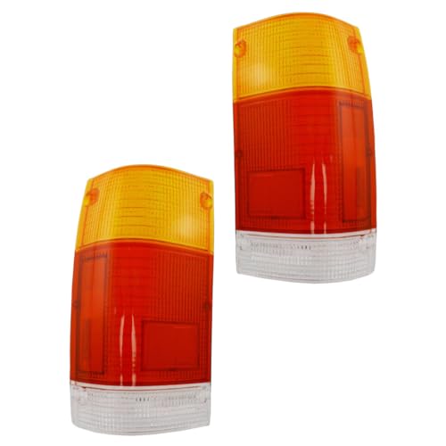 For Mazda B2200/B2600 1987-1993 Tail Light Lens Driver and Passenger Side | Pair | Replacement For MA2808102, MA2809102 | UB3951162A, UB3951152A