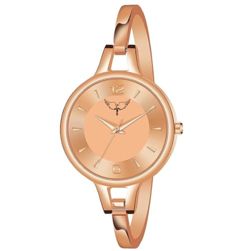 WHITE BIRD Formal Analogue Women's Watch(Rose Gold Dial Women's Standard Rose Gold Colored Strap)-IGP002