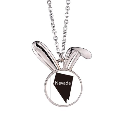 Collier avec pendentif lapin Nevada pour femme en voyage aux USA