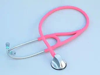Specialist - Single Head Cardiac Quality Steel Stethoscope by Kila Labs - 970 Pink