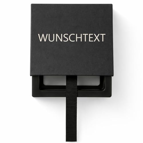 2Burned Personalisierte Schmuckbox mit Wunschname & Zahl Geschenk zum Geburtstag & Muttertag (Geschenkbox mit individuellem Text)