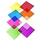 cellophan farbig, 120pcs cellophanfolie,8 Multi-Colors fensterfolie basteln, 7,5x7,5 Zoll fensterfolie bunt, transparentpapier bunt,Colour for Sweets, DIY, Arts, Crafts, Decoration