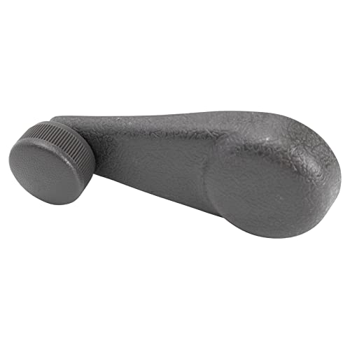 Image of TRQ Driver & Passenger Side Window Crank Handle Set Gray Compatible with 95-05 Chevrolet GMC Isuzu