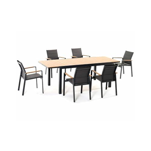 Sal mar Tavolo Beverly Antracite ALLUNGABILE