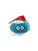 JAPAN OFFICIAL Dragon Quest Peluche Slime Blu Natale 10 CM Portachiavi Square ENIX Videogioco