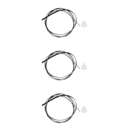 ibasenice 3 Pcs Protective Decorative Plastic Purfling Strips Strips for Guitar Guitar Trim