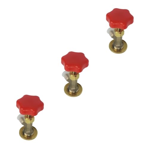 PartyKindom - Adaptador para botella de refrigerante para aire acondicionado de auto, 3 piezas, válvula de apertura de lata, diseño hermético