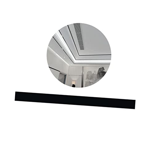 OSALADI Banheiro 3 Peças Adesivos Pretos Decoração De Casa Preta Espelho Acabamento De Borda Papel D