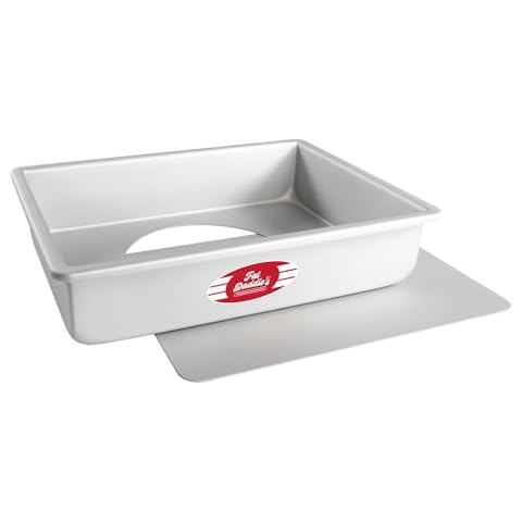 Fat Daddio's POBCC-9133 Anodized Aluminum Sheet Cake Pan with Removable Bottom, 9 x 13 x 3 inch Cover