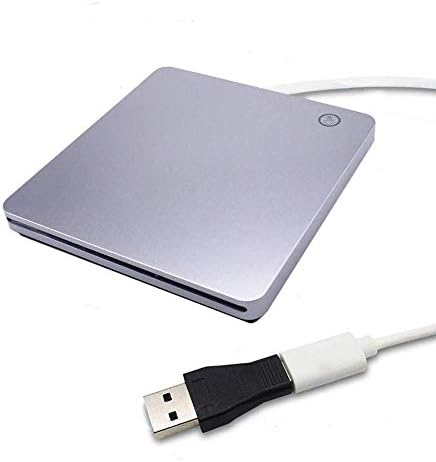 External CD DVD Drive Type-C Portable Slim DVD/CD ROM Player Inhaled DVD Burner With TYPE-C Interface With Smart Touch Button For Mac MacBook Pro / Air iMac Laptop PC Computer