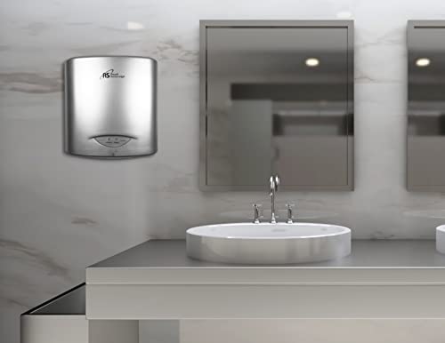 Royal Sovereign Touchless Automatic Hand Dryer, Durable 20 Second Hand Dry Time, 1200 Watt, Silver (RTHD-421S) - Thumbnail 7