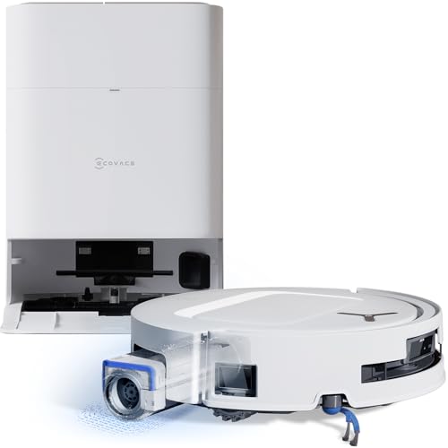 ECOVACS DEEBOT T80 OMNI Saugroboter mit Wischfunktion, 18.000 Pa, OZMO ROLLER Wischwalze mit kontinuierlicher...