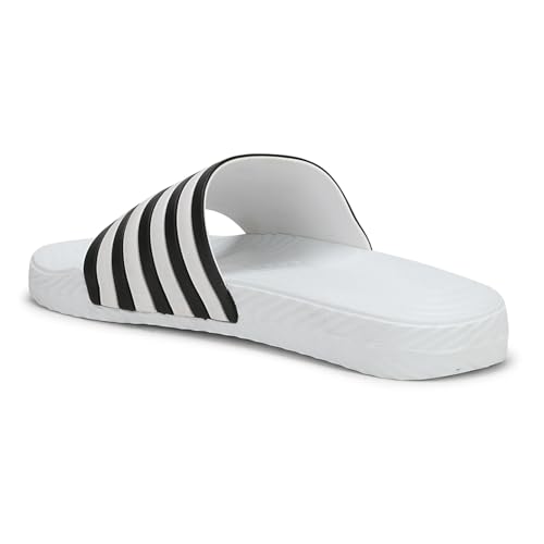 Image of Aqualite AL-191 Men Slides Slipper with Slip-on wear, Comfort and Flat Base Flipflop for dailywear uses.