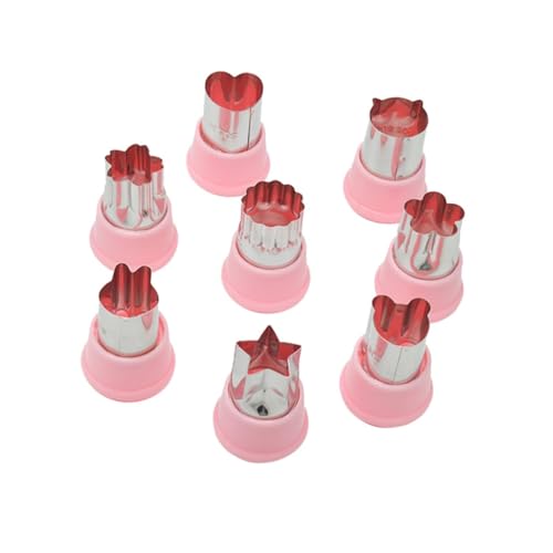 Amosfun Form zum Schneiden von Früchten kuchendekoration kuchen dekoration keksdosen tortendeko firmung gebaeckdosen plätzchen dosen cookie jar gemüseschneider Kekse formen