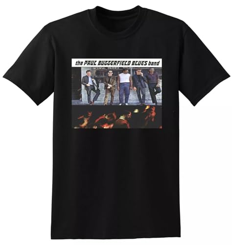 Photo de RUIdrSEDFG The Paul Butterfield Blues Band T Shirt Self Titled Black M