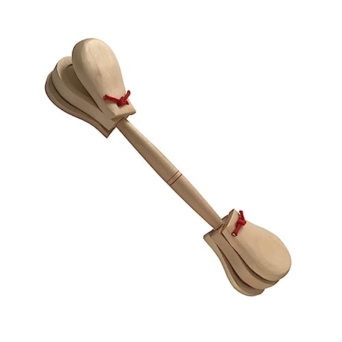 Toddmomy Creative Castanets for Early Educational Playthings Safe and Percussion Instruments for Music Development for Parent Interaction and Rhythm Learning